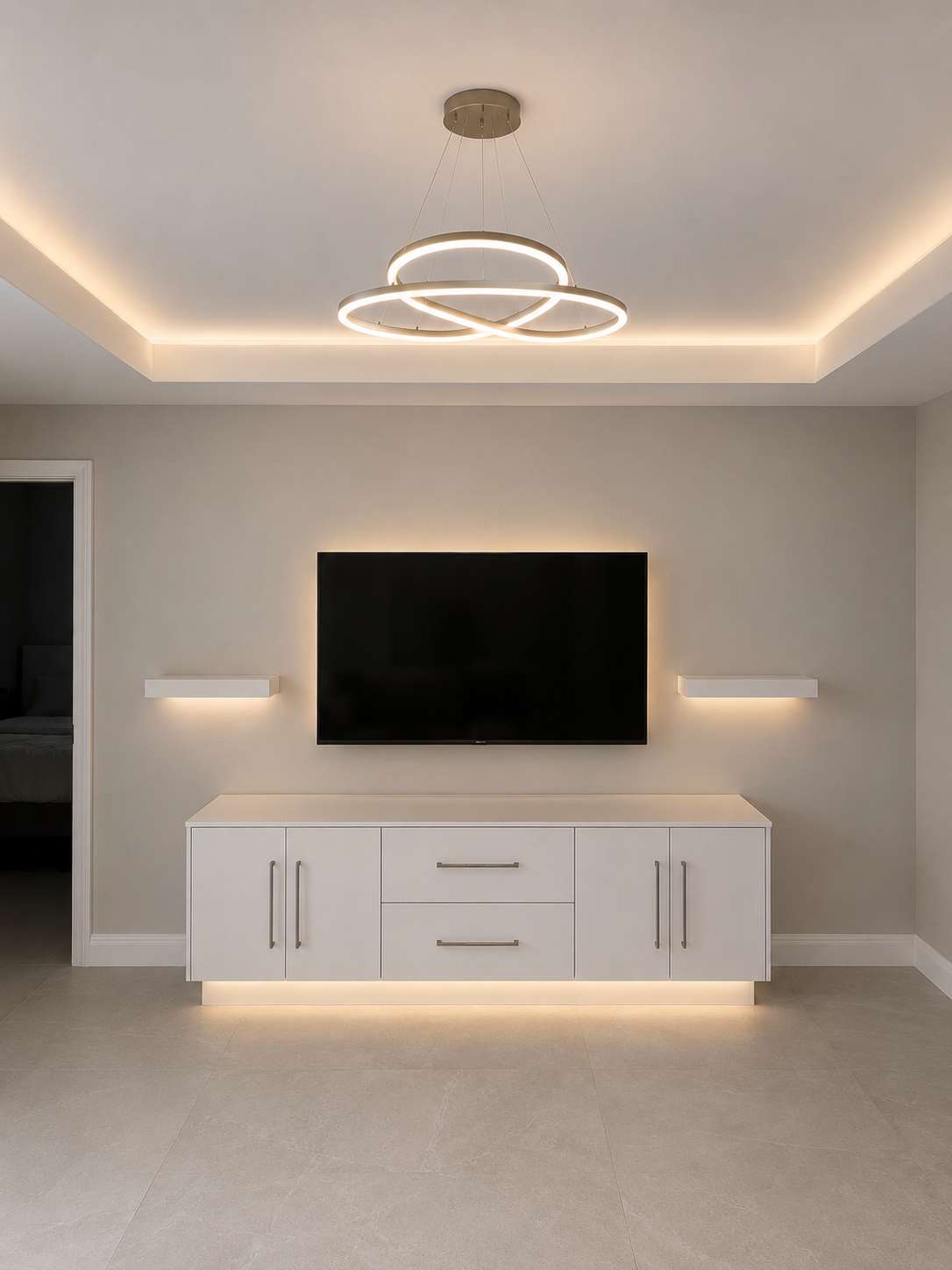 TV Wall Units — Oh My Cabinets Miami portfolio